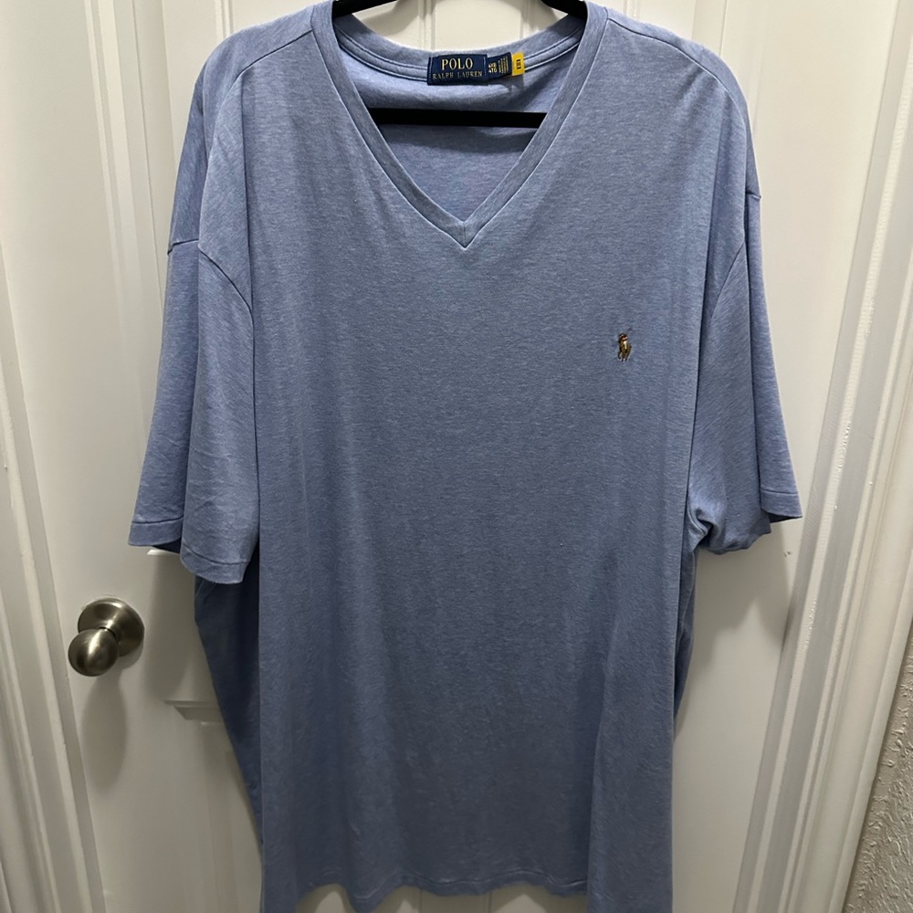 Men’s V-neck polo shirt 4XB